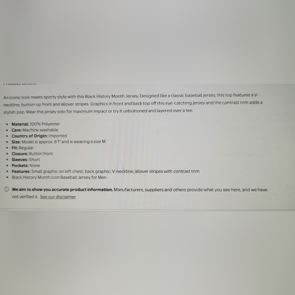 NWT MAYA DE ANGELOU icon Jersey Medium - Picture 10 of 12